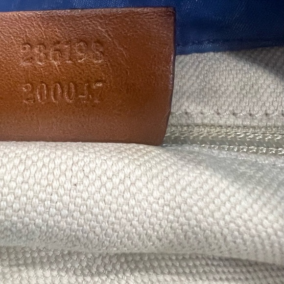 GUCCI GG Canvas Tote Bag Blue - Picture 14 of 16